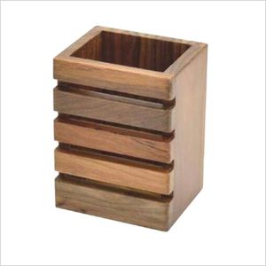 Porte-crayon en bois pour bureau à domicile Restaurant hôtel ou café support en bois décoratif de table à prix raisonnable - Product Image 6