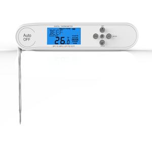 เทอร์โมมิเตอร์วัดอุณหภูมิอาหารแบบดิจิตอล พร้อมหัววัดแบบพับได้ สำหรับการอบ ทำขนม นม กาแฟ โยเกิร์ต ใช้ในครัวเรือน กันน้ำ หน้าจอ LCD - Product Image 2
