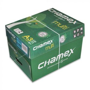 100% Virgin Wood Pulp Chamex Photocopy Paper A4 Size, 80 GSM 500 Sheets per Pack White For Sale - Product Image 2