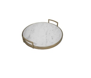 Bandejas de servicio de latón de estilo creativo de último diseño con acabados modernos y elegantes, perfectas para uso doméstico contemporáneo - Product Image 6