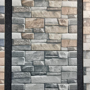 กระเบื้องโมเสคหลากสี300X600กระเบื้องโมเสคแก้วคริสตัลเคลือบสี่เหลี่ยมสำหรับตกแต่งผนังจากอินเดีย - Product Image 2