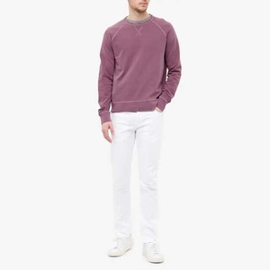 Nouveauté Sweat-shirt en molleton de coton pour homme Col rond Slim Fitness Couleur unie Haut de qualité basique Sweat-shirt pour homme - Product Image 3