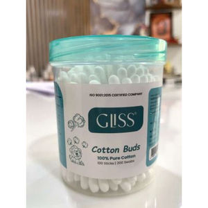 Vente en gros de cotons-tiges jetables écologiques pour la maison, emballage en pot plastique, 200 bâtonnets, prix de gros par le fournisseur - Product Image 1