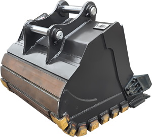 Cucharón Excavador de Alcance Profundo, Construcción de Acero de Alta Resistencia al Desgaste para Excavación en Espacios Difíciles de Acceder - Product Image 1