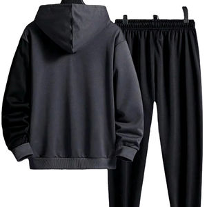 Logotipo personalizado Hombres Dos piezas Zip up Vintage Windbreaker Sublimación Chándal Cortavientos Hombres cortos - Product Image 2