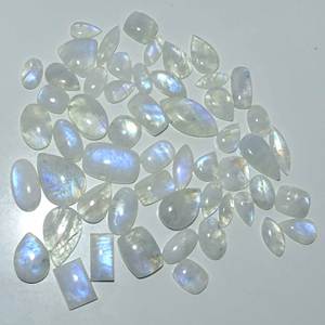 Pierre de lune naturelle Cabochon de pierres précieuses en vrac Prix de gros Pendentifs de pierres précieuses naturelles en vrac - Product Image 2