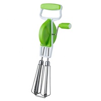 Batteur à oeufs manuel en silicone résistant à la chaleur fouet de cuisine pour la maison cuisson restaurants outils à oeufs en plastique battant l'agitation