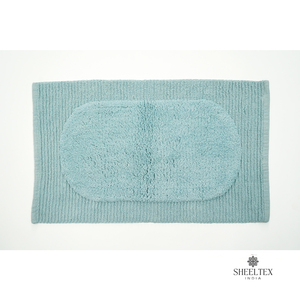 Tapis de bain luxueux en coton fait à la main de haute qualité Design moderne origine indienne pour la maison ou l'hôtel prix du marché de gros - Product Image 6
