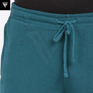 2025 pantalones cortos deportivos de gimnasio personalizables para hombres transpirables 100% algodón Terry Fleece elástico medio 5 pulgadas ropa de calle interior estilo pantalones cortos - Product Image 5