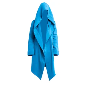 S-3XL Steampunk 남성 고딕 남성 후드 불규칙한 레드 블랙 트렌치 빈티지 겉옷 망토 패션 남성 코트 재킷