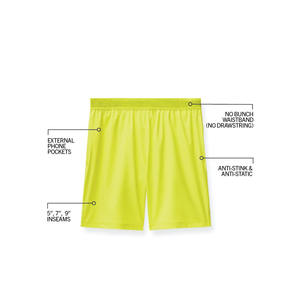 Nouveautés Short d'entraînement en toile respirante Vêtements de sport confortables avec design et poches personnalisés - Product Image 6