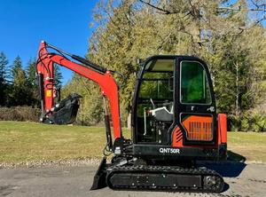 จัดส่งฟรี QNT50R เครื่องขุดไฮดรอลิกขนาดเล็ก28HP 51 "ใบมีดหน้า18" ถังขุดพร้อมฟัน EPA CE ระบบไฮดรอลิกเสริม - Product Image 5
