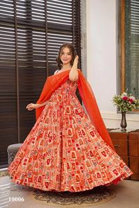 ชุดเดรสผ้าไหมพิมพ์ลายดิจิตอลชุดกระโปรงผ้าไหมหรูหราพิเศษดีไซน์ใหม่ที่น่าสนใจเป็นครั้งคราว - Product Image 5