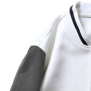 Varsity Vestes Impression personnalisée à manches longues Veste de baseball pour hommes Vestes Varsity Letterman vierges unies pour hommes - Product Image 4