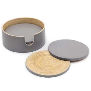 Dessous de verre en bambou filé fait à la main les plus vendus pour boisson avec support pour Table basse matériaux durables en gros du Vietnam - Product Image 1