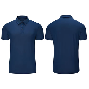 Poliéster seco de golf con logotipo personalizado para polos con diseño de Camiseta deportiva bordada tejida para sublimación - Product Image 1