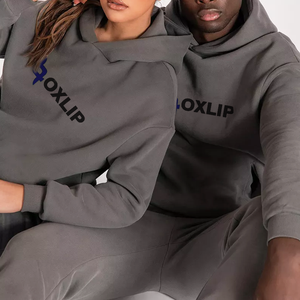 Sweat-shirts d'hiver surdimensionnés personnalisés LOGO brodé 100% coton polaire 330 grammes Unisexe Respirant Séchage rapide Poches - Product Image 4