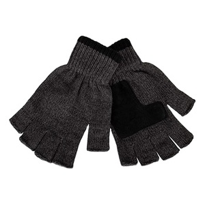 Custom Fingerless Knit Gloves Winter Thermal Half Finger Warm Stretch Gloves Soft Acrylic Outdoor Work Gaming Cycling Training - Product Image 4