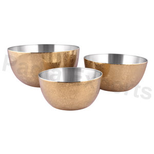 Bols en acier inoxydable Bol Odu moderne Gravure Couleur or Bol Odu - Product Image 1