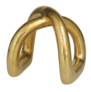 Adorno de Metal con Base de Hierro de Estilo Contemporáneo, Pluma Dorada, Decoración Artística Minimalista para el Hogar, Hotel, Artículo Decorativo Abstracto - Product Image 2