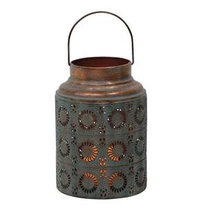 Lanterne ovale de qualité supérieure en métal galvanisé Lanterne décor à la maison Framhouse utiliser une lanterne à bougie décorative - Product Image 2