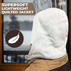 Chaqueta acolchada gruesa con estilo para hombre, longitud Regular, moda personalizada, cuello levantado, Burbuja, moda de invierno, calle alta, lona de secado rápido - Product Image 5