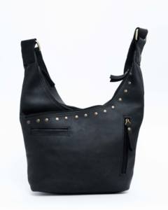 Nouveau Style sac à bandoulière en cuir véritable avec clouté détaillant femmes sac de messager en cuir sac de bureau pour hommes - Product Image 1