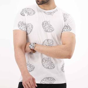 ขายส่ง 180Gsm ผ้าฝ้าย 100% Unisex ว่างเปล่าผู้ชายเสื้อยืดโลโก้ที่กําหนดเองพิมพ์ผู้ชายเสื้อ T - Product Image 4