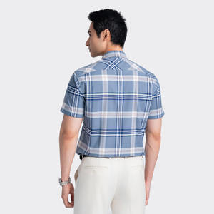 Aristino, camisa con estampado de corte regular para hombre, alta calidad, informal, cómoda, de manga corta, talla grande, precio caliente, fabricación ASS013AZ - Product Image 5