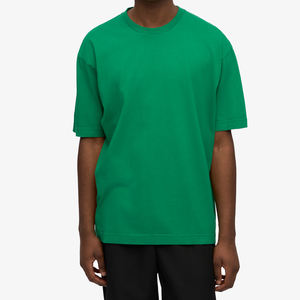 T-shirts en jersey 100 % coton 220 g surdimensionnés, unis, à manches courtes, avec impression par transfert thermique, conception simple, vente en gros OEM - Product Image 1