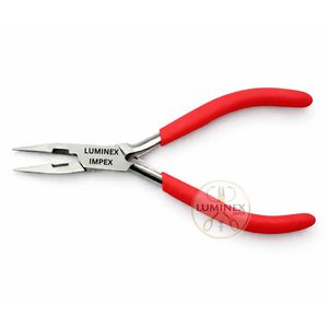 Pince à bec long rose avec poignée à chaîne et coupe-fil, outil de fabrication de bijoux pour femmes, en acier inoxydable, pour couper le fil et perler - Product Image 2