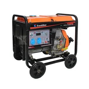 2024 New Type Open Frame Portable with Wheels Remote Start Diesel Generator 4000w for Industrial Use