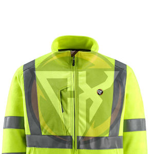 Chaqueta de seguridad personalizada de alta visibilidad con logotipo reflectante de buena calidad chaqueta de seguridad personalizada - Product Image 4
