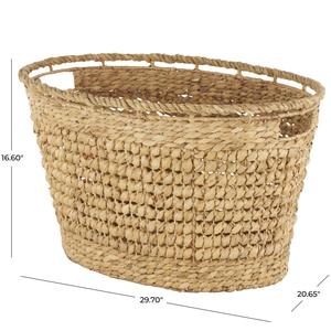 Panier de rangement ovale tissé à la main, panier de rangement artisanal, vente en gros, écologique, fabriqué au Vietnam - Product Image 2
