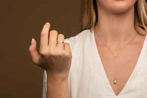 Bague minimaliste en argent sterling 925 plaqué or 14 carats, croix égyptienne Ankh, clé de la vie, bijoux de fiançailles et de mariage chrétiens - Product Image 2