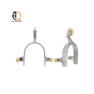 Éperons de cheval occidentaux à la mode avec quincaillerie, accessoires d'équitation raffinés - Product Image 5