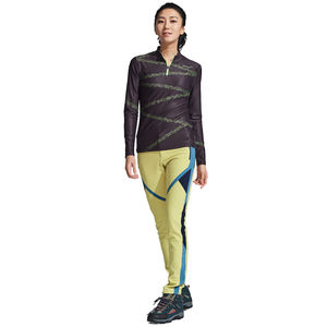 Polo de performance extérieur léger respirant à séchage rapide pour femme avec fermeture à glissière pour la randonnée et les activités d'été - Product Image 4