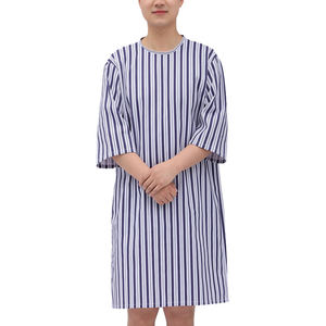Venta al por mayor de batas de pacientes para las mujeres y los hombres uniformes de hospital de punto de algodón de calidad superior vestido de paciente para el Hospital - Product Image 1