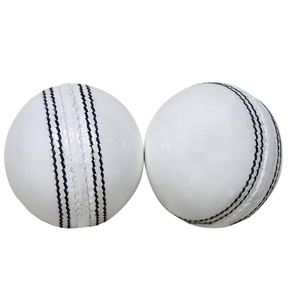 Pelota de críquet de 2 piezas de cuero blanco Premium de larga duración y fuerte - Product Image 3