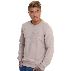 High Quality Plus Size Drop Shoulder Crew Neck Heavyweight Hoodies & Sweatshirt 100% Cotton Fleece Custom Print Logo Sweatshirt - Product Image 6
