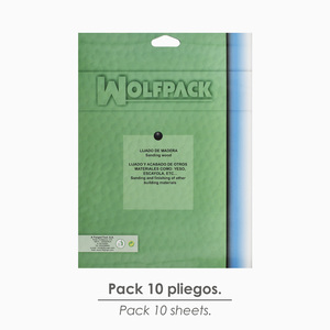Carta vetrata per legno grana 100 (confezione da 10 fogli) - Product Image 3