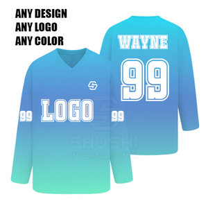 Maillot de hockey sur glace pour homme, qualité supérieure, logo personnalisé, adulte, imperméable, 100% polyester, vêtements de sport avec taille personnalisée - Product Image 6