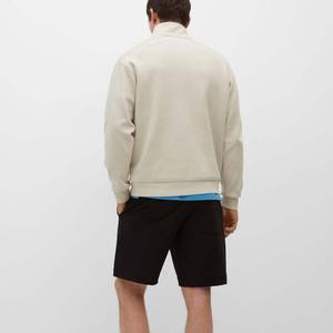 Sudadera Casual de Hombre, Talla Grande, con Media Cremallera, Logotipo Personalizado, Estilo Urbano, con Cuello Alto y Media Cremallera - Product Image 2