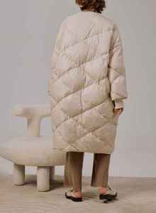 Veste d'hiver longue à capuche matelassée formelle unisexe camouflage, chaleur prolongée, design matelassé profond, construction durable, performance fiable - Product Image 2