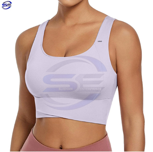 Soutien-gorge de sport pour femmes, course à pied, yoga, fitness, push-up, personnalisé, blanc - Product Image 1