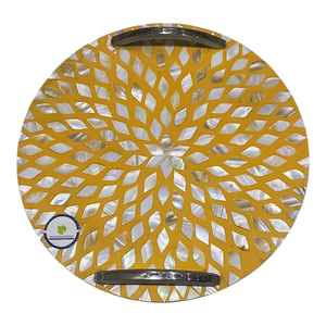 Plateaux de service en nacre en résine faits à la main de qualité supérieure pour la décoration saisonnière et les présentoirs de vacances disponibles au meilleur prix - Product Image 2