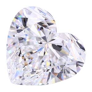 Diamante de Laboratorio en Forma de Corazón de 3 Quilates, D VVS1 VVS2 VS1 VS2, Corte Corazón - Product Image 2