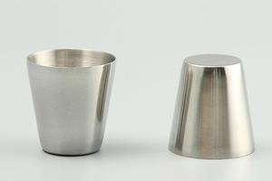 Mini vasos de acero inoxidable para bebidas de cóctel, Copas de copa de cristal chapadas en plata, venta al por mayor - Product Image 4