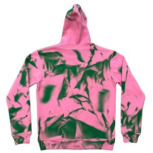 Survêtement jolie fille-Ensemble de survêtement en polaire rose et vert vintage Sunfade Luxe | Tenue assortie élégante et confortable - Product Image 3