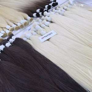 NASA HAIR VIETNAM 2025 Venta caliente 100% Extensiones de cabello humano Remy vietnamita Máquina de color de onda rubia natural Trama doble rápido - Product Image 1
